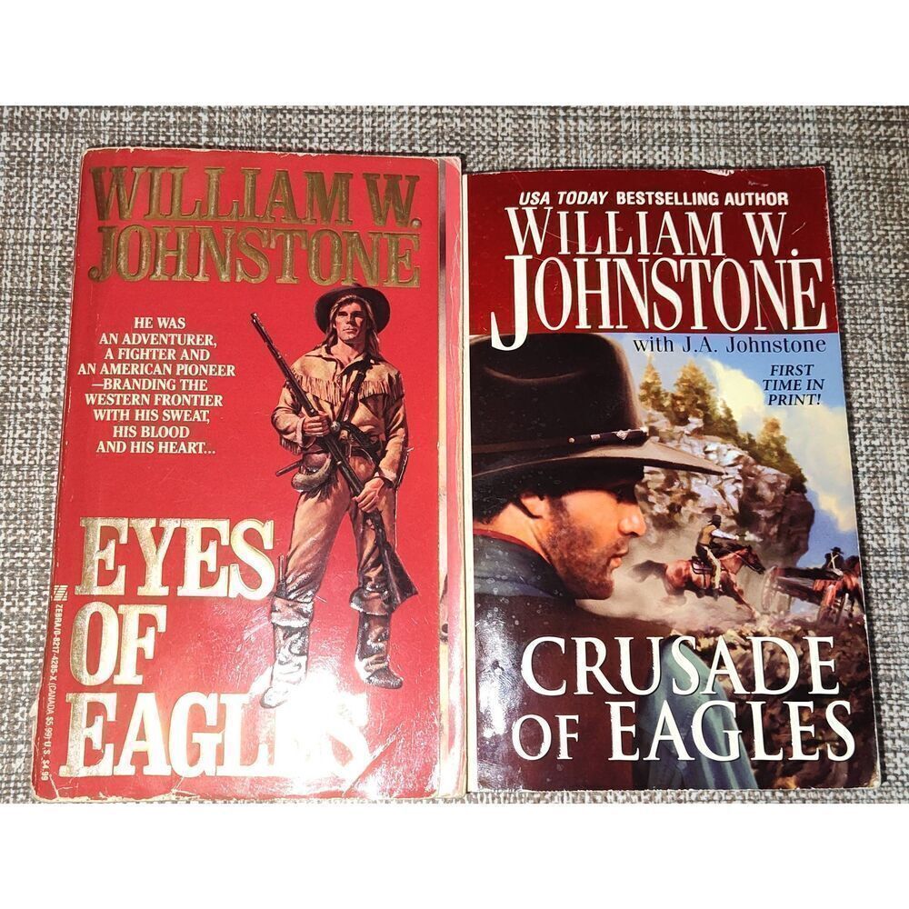 Eagles Series William W Johnstone Cowboys Western lot of 2